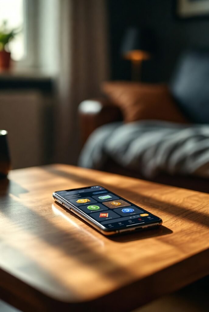 In-app rewards screen